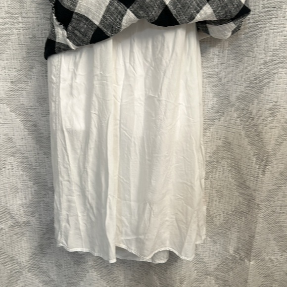 Philosophy black & white cross pattern with full lining - Picture 7 of 7